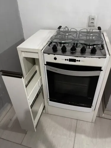 fogão com armário imbutido