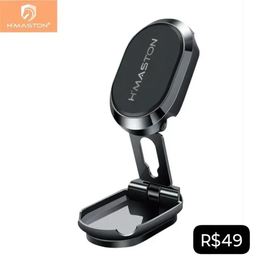 Suporte Articulado Magnético para Celular Carro - Produto Novo