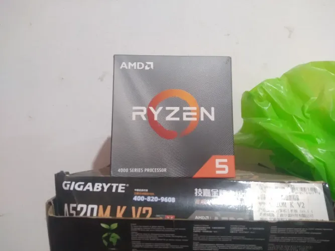 KIT RYZEN PROCESSADOR + PLACA MÃE + 16 GB MEMÓRIA DDR4