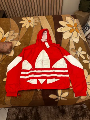 Jaqueta corta vento adidas Big trefoil