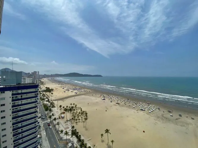 FRENTE AO MAR, APARTAMENTO 03 QUARTOS, LINDA VISTA PARA O MAR, BAIRRO GUILHERMINA, NA IMOB