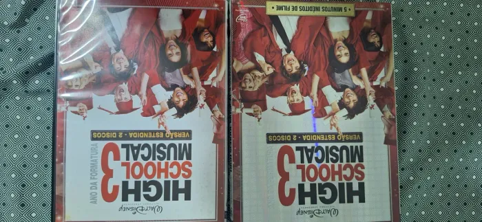 DVDS HIGH SCHOOL MUSICAL 3 DELUXE E VERSAO ESTENDIDA COM KARAOKE