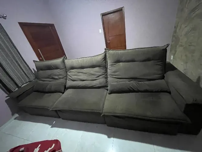 Sofá retrátil e reclinável 3,50