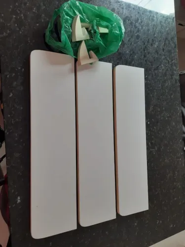 Jogo com 3 Prateleiras de Parede