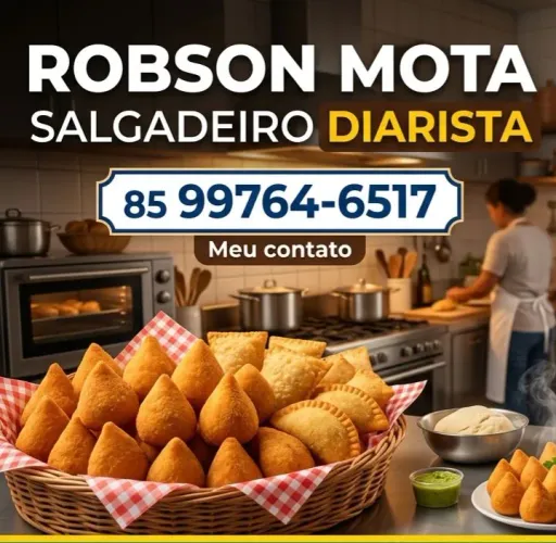 Salgadeiro diarista disponível 