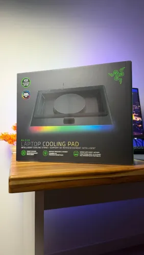 Suporte de notebook razer cooling pad rgb