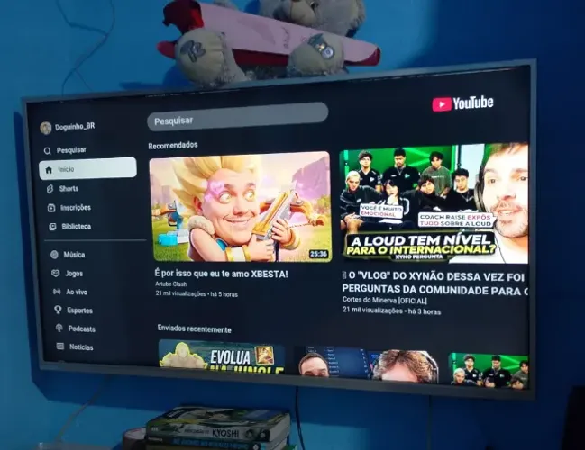 Smart Tv 43'' Philco funcionando
