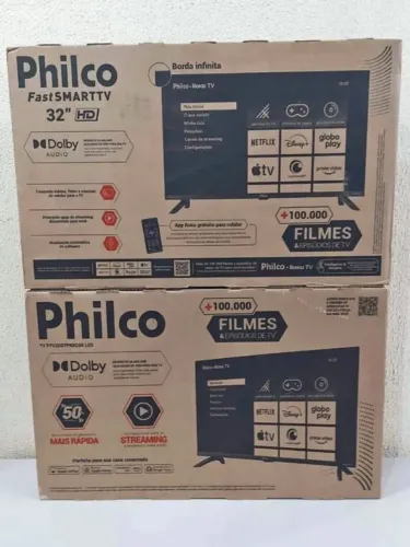 Smart tv Philco 32 polegadas Lacrada Nota fiscal 