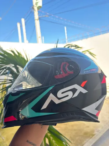Capacete ASX Eagle Street semi novo