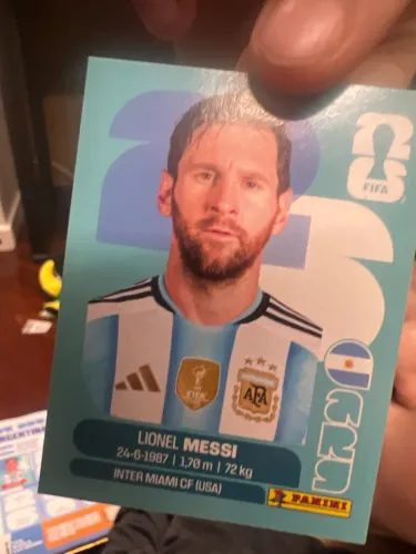 figurinha Messi copa 2026 