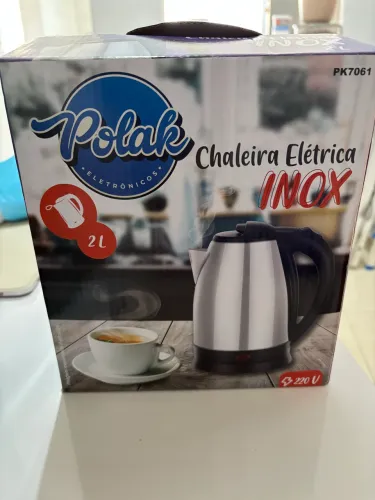 Chaleira Elétrica Inox 2 Litros 220V - Praticidade e Eficiência