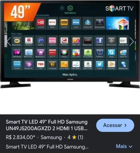 Tv samsung 49 