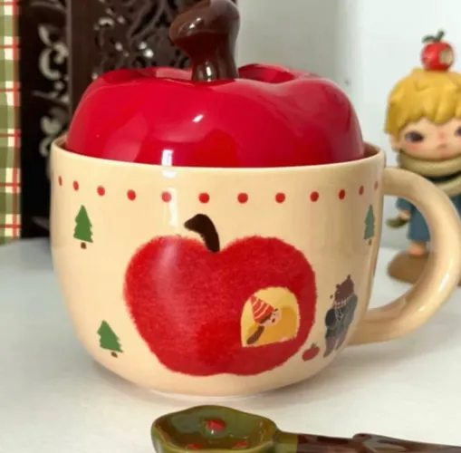 Caneca Maçã de cerâmica