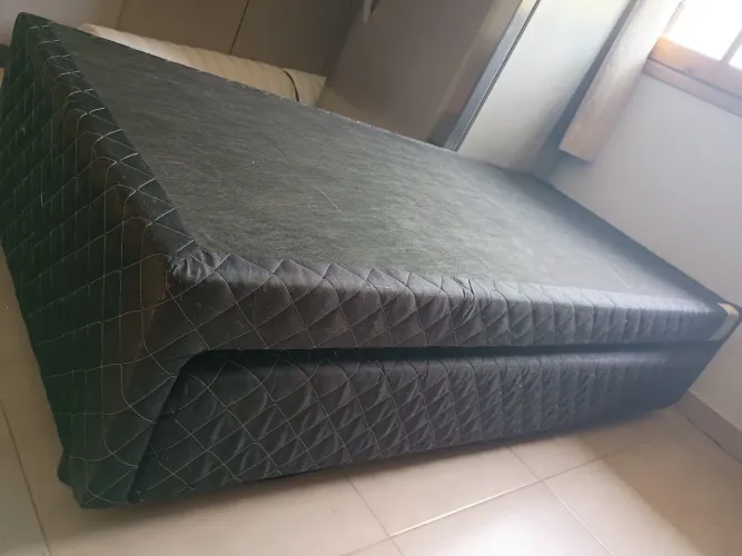Base de cama box com cama auxiliar