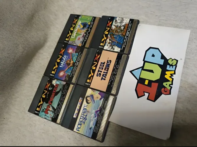 Lote De 6 Cartuchos De Atari Lynx. Veja Fotos.