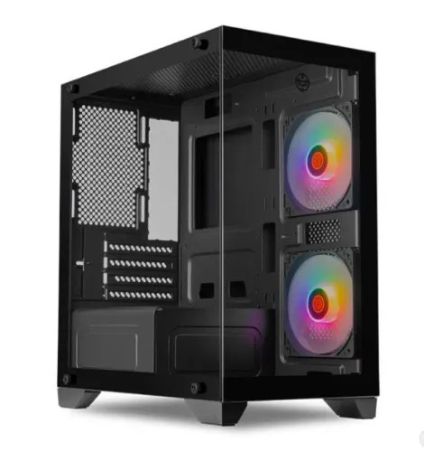 (novo) Gabinete Gamer Aquário com 2 Fans RGB, Grande, Envio OLX Pay, Produto novo na caixa