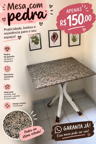 Mesa de pedra