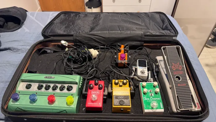 Set de pedais de guitarra
