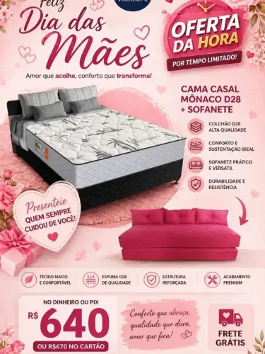 CAMA CASAL + SOFANETE