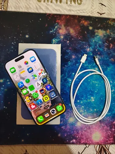 Vendo ou Troco iPhone 16 Azul 128gb bateria 99%