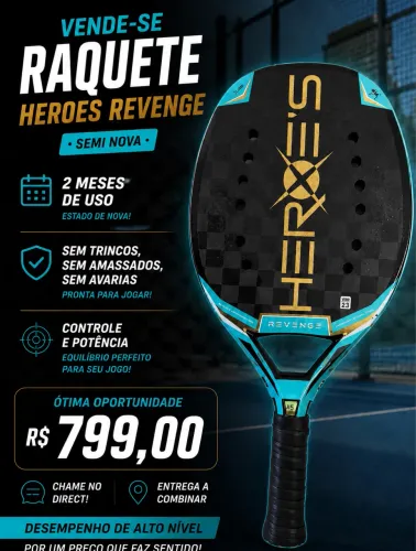 raquete heroes revenge beach tennis