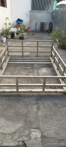 Carroceria de inox 2.0/1.53 preço 1300