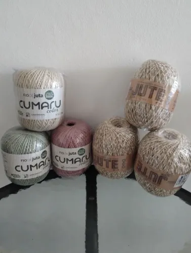 Kit 6 fios de juta