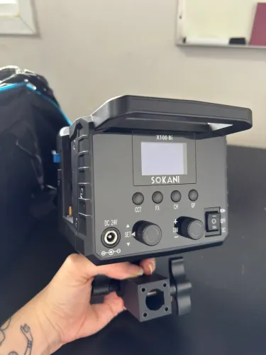 SOKANI x100 com bag e panela refletora