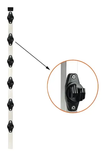 Haste Ind 23x23 Quadrada 6 Isol 1metro