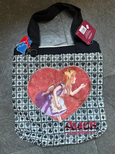 bolsa disney alice no país das maravilhas licenciada vintage anos 2000