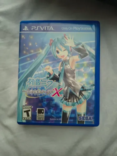 Jogo Hatsune Miku Project Diva X Ps Vita impecável+ brinde