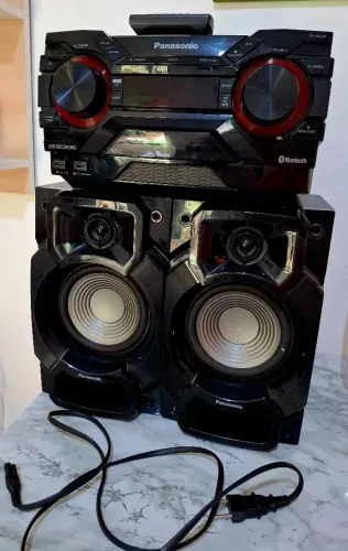 caixa de som mini system panasonic SA-AKX220
