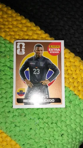 FIGURINHA LEGEND MOISES CAISEDO BRONZE 
