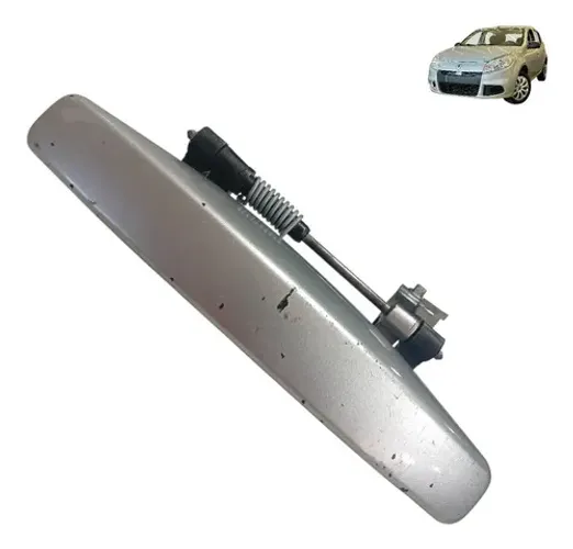 Macaneta Esquerda Externa Renault Duster Sandero 2007 2020 Preto Dianteira/traseira
