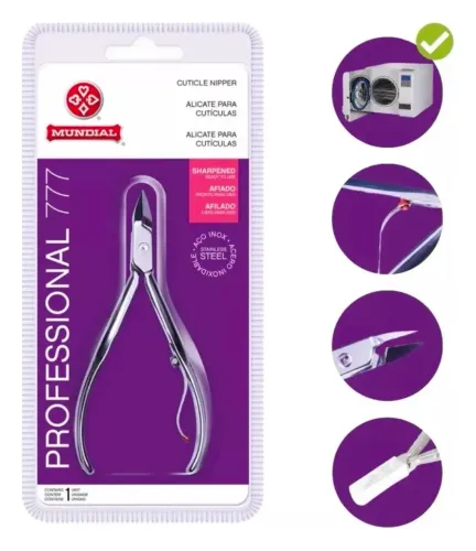 Alicate Profissional de Cutícula Mundial 777