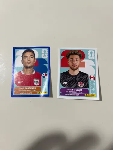 Figurinhas da copa compradas nos Estados Unidos 