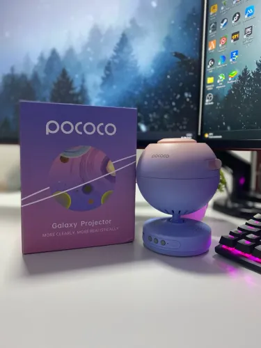 Projetor Pococo Galaxy Star, Lente De 2m Pixels, 5k Blue Pink