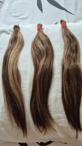 Mega Hair Loiro/Castanho Claro