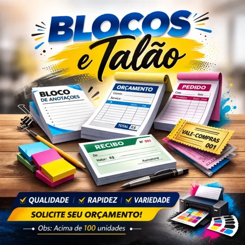 Blocos e Talão 