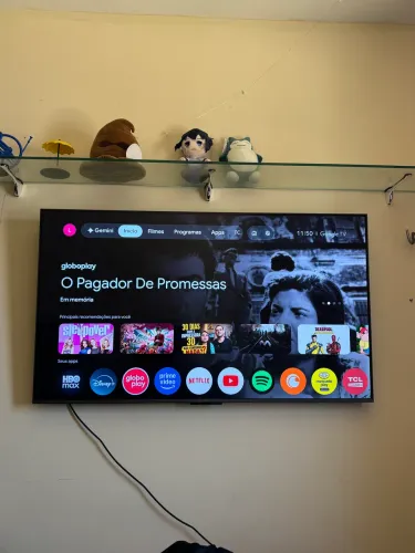 TV TCL 55 polegadas 4K 120hz miniLed gamer