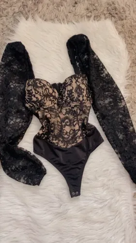 Body luxo renda Dimy TAM P/m