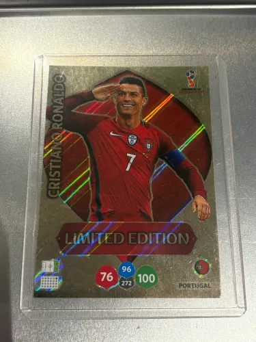 Carta Cristiano Ronaldo Limited Edition Copa 2018 Russia