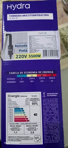 Torneira Eletrica Bancada 220v