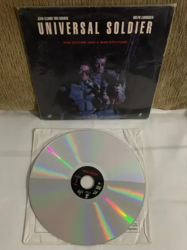 Laserdisc Universal Soldier Jean Claude Van damme impecável