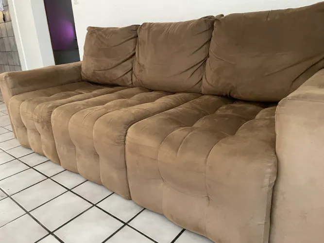 Sofá retrátil 3 lugares 