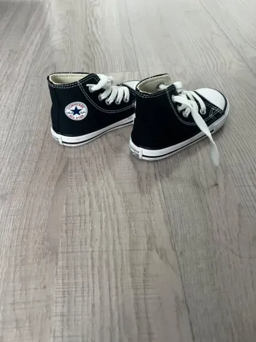 tênis converse all star infantil preto tam 19