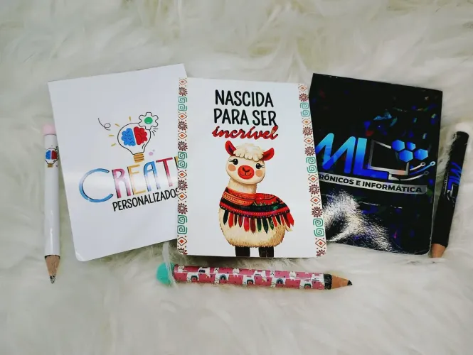 Bloquinho de anotações personalizado 