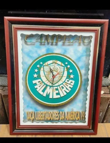 Quadro do Palmeiras Vintage Libertadores 1999<br>*Libertadores 1999