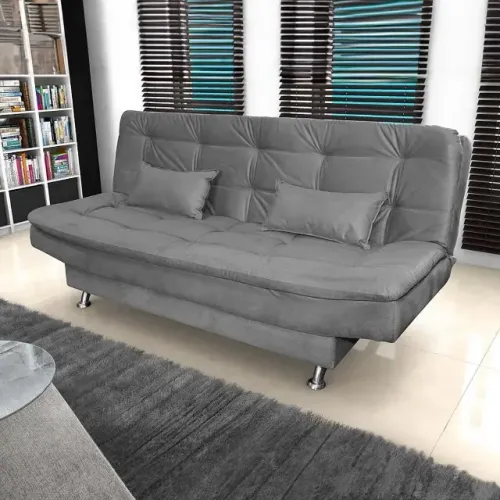 Sofá Cama Lusper Novo na Caixa - Pagamento só na Entrega