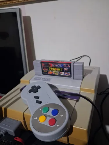 Super Nintendo com Cartucho Evergenesis